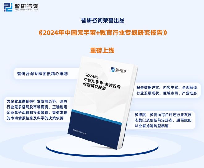 2024年中国元宇宙+教育行业市场全景调查及投资前景研究报告